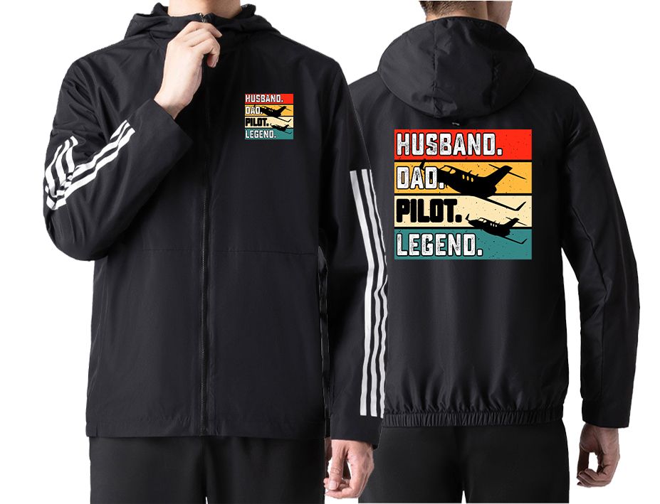 Husband & Dad & Pilot & Legend Designed Sport Style Jackets
