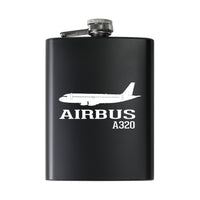 Thumbnail for Airbus A320 Printed Designed Stainless Steel Hip Flasks