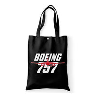 Thumbnail for Amazing Boeing 757 Designed Tote Bags