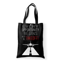 Thumbnail for Every Opportunity Designed Tote Bags
