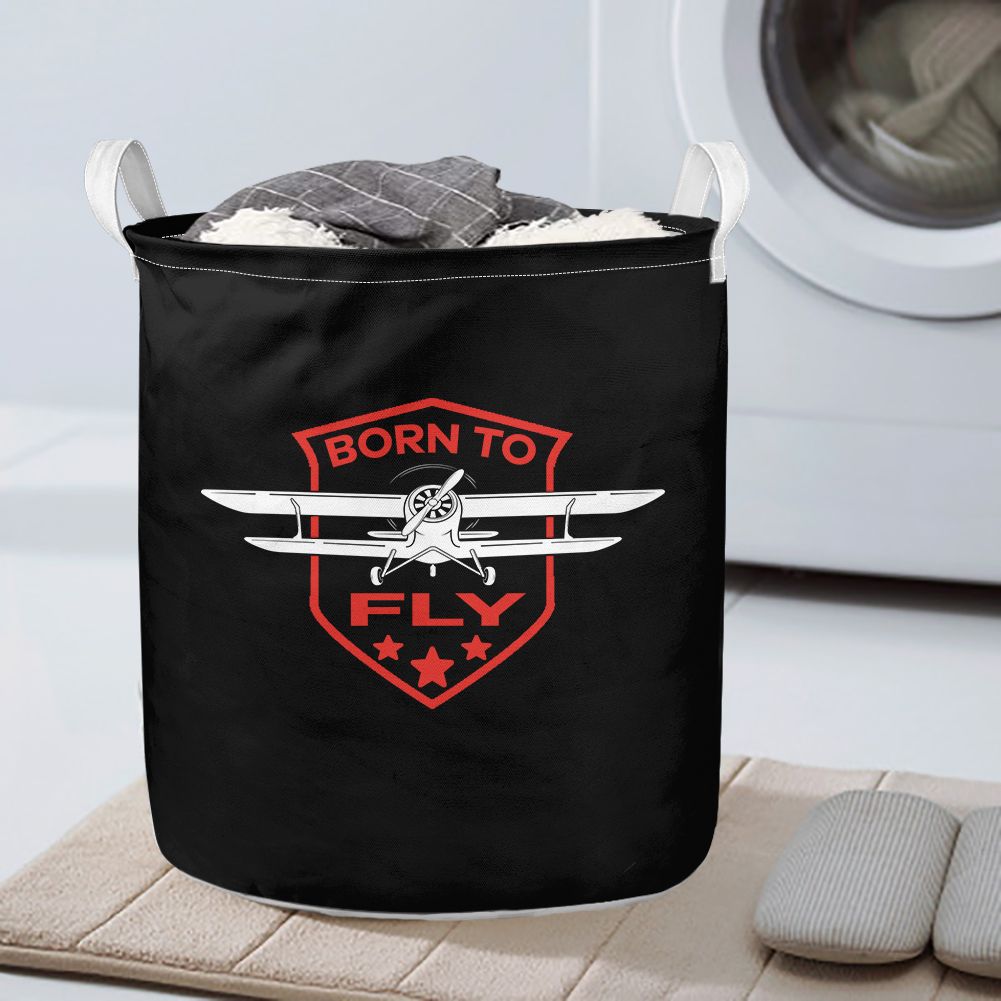 Super Born To Fly Designed Laundry Baskets