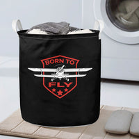Thumbnail for Super Born To Fly Designed Laundry Baskets