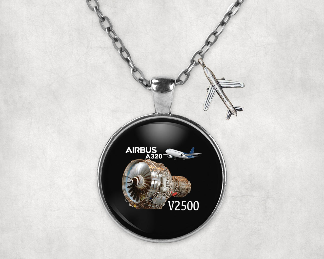 Airbus A320 & V2500 Engine Designed Necklaces