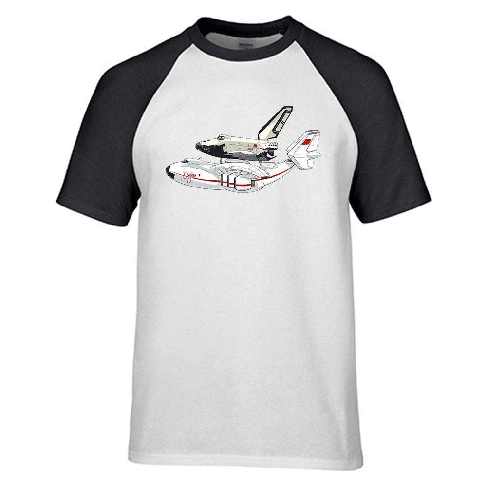 Buran & An-225 Designed Raglan T-Shirts