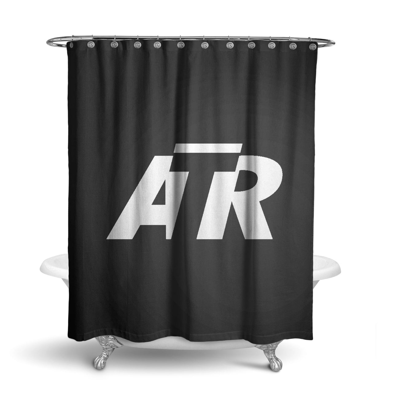 ATR & Text Designed Shower Curtains