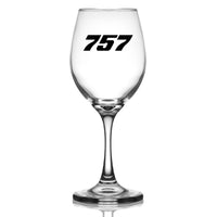 Thumbnail for 757 Flat Text Designed Wine Glasses