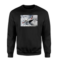 Thumbnail for US Air Force Show Fighting Falcon F16 Designed Sweatshirts