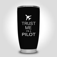 Thumbnail for Trust Me I'm a Pilot 2 Designed Tumbler Travel Mugs