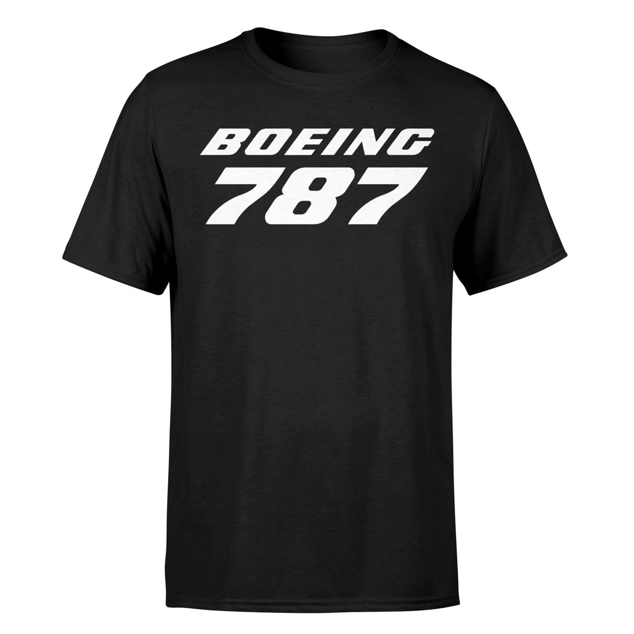 Boeing 787 & Text Designed T-Shirts