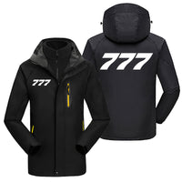 Thumbnail for 777 Flat Text Designed Thick Skiing Jackets