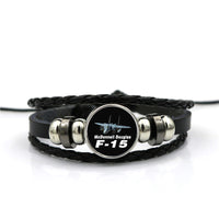 Thumbnail for The McDonnell Douglas F15 Designed Leather Bracelets