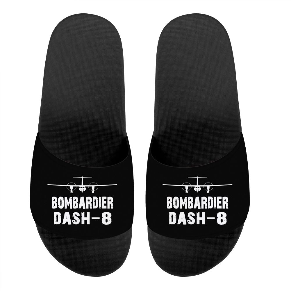 Bombardier Dash-8 & Plane Designed Sport Slippers