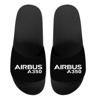 Thumbnail for Airbus A350 & Text Designed Sport Slippers