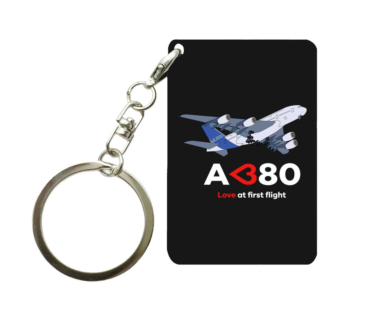 Airbus A380 Love at first flight Designed Key Chains