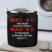 Thumbnail for Rule 1 - Pilot is Always Correct Designed Laundry Baskets
