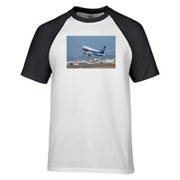 Thumbnail for Departing ANA's Boeing 767 Designed Raglan T-Shirts
