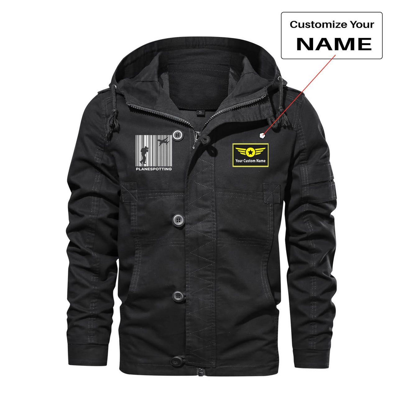 Planespotting Designed Cotton Jackets