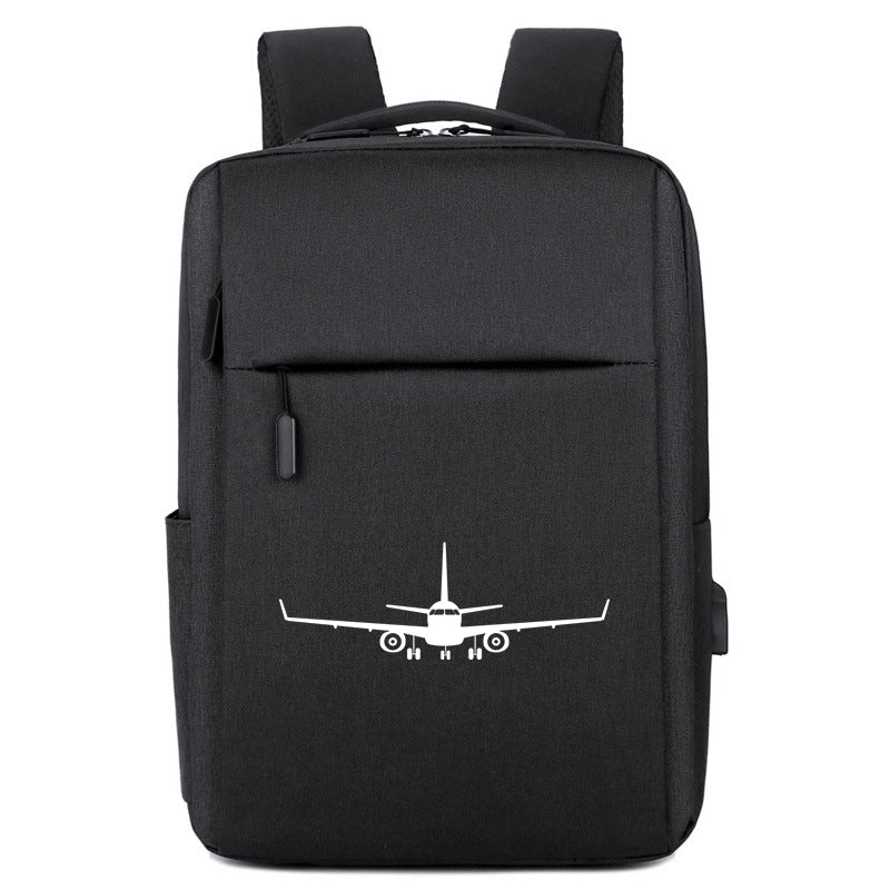 Embraer E-190 Silhouette Plane Designed Super Travel Bags