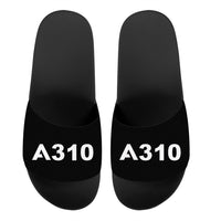 Thumbnail for A310 Flat Text Designed Sport Slippers