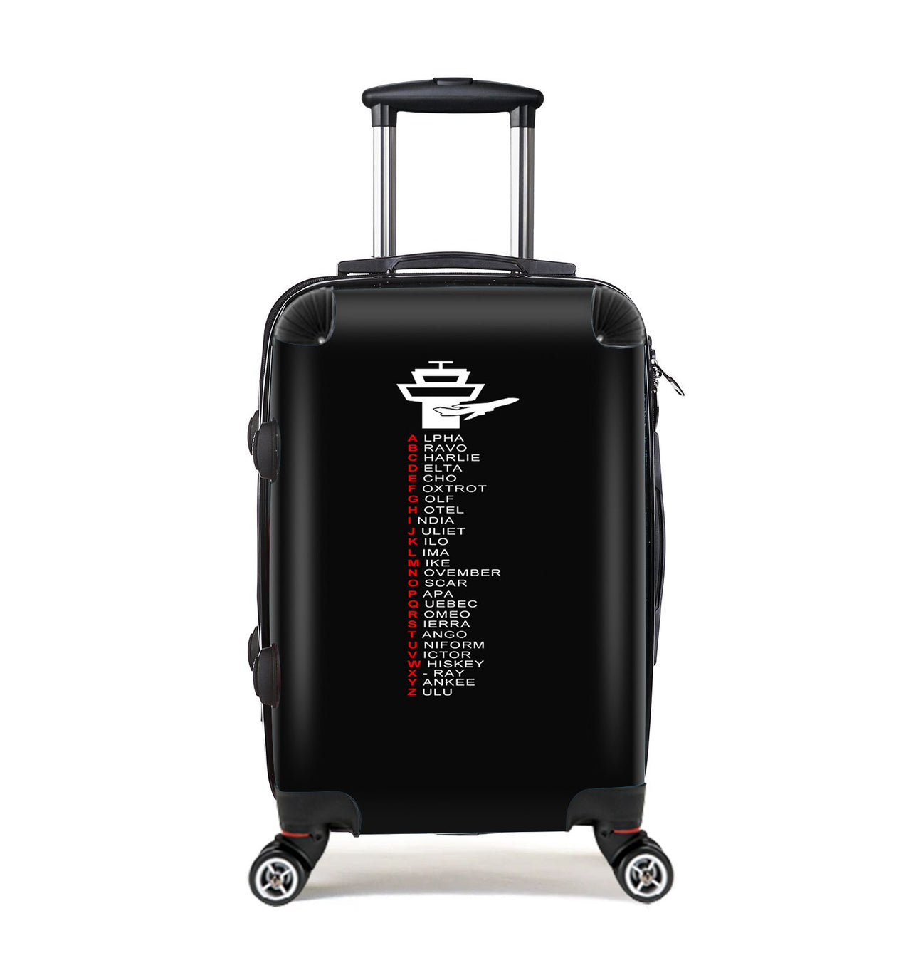 Aviation Alphabet Designed Cabin Size Luggages