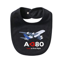Thumbnail for Airbus A380 Love at first flight Designed Baby Saliva & Feeding Towels