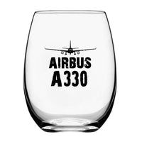 Thumbnail for Airbus A330 & Plane Designed Beer & Water Glasses