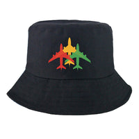 Thumbnail for Colourful 3 Airplanes Designed Summer & Stylish Hats