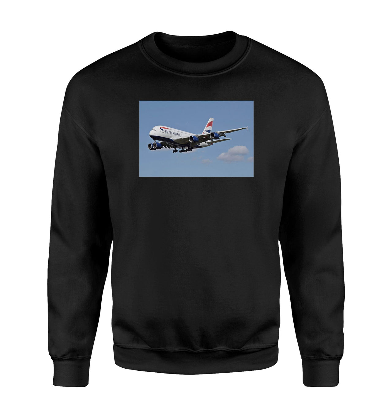 Landing British Airways A380 Designed Sweatshirts