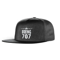 Thumbnail for Boeing 707 & Plane Designed Snapback Caps & Hats