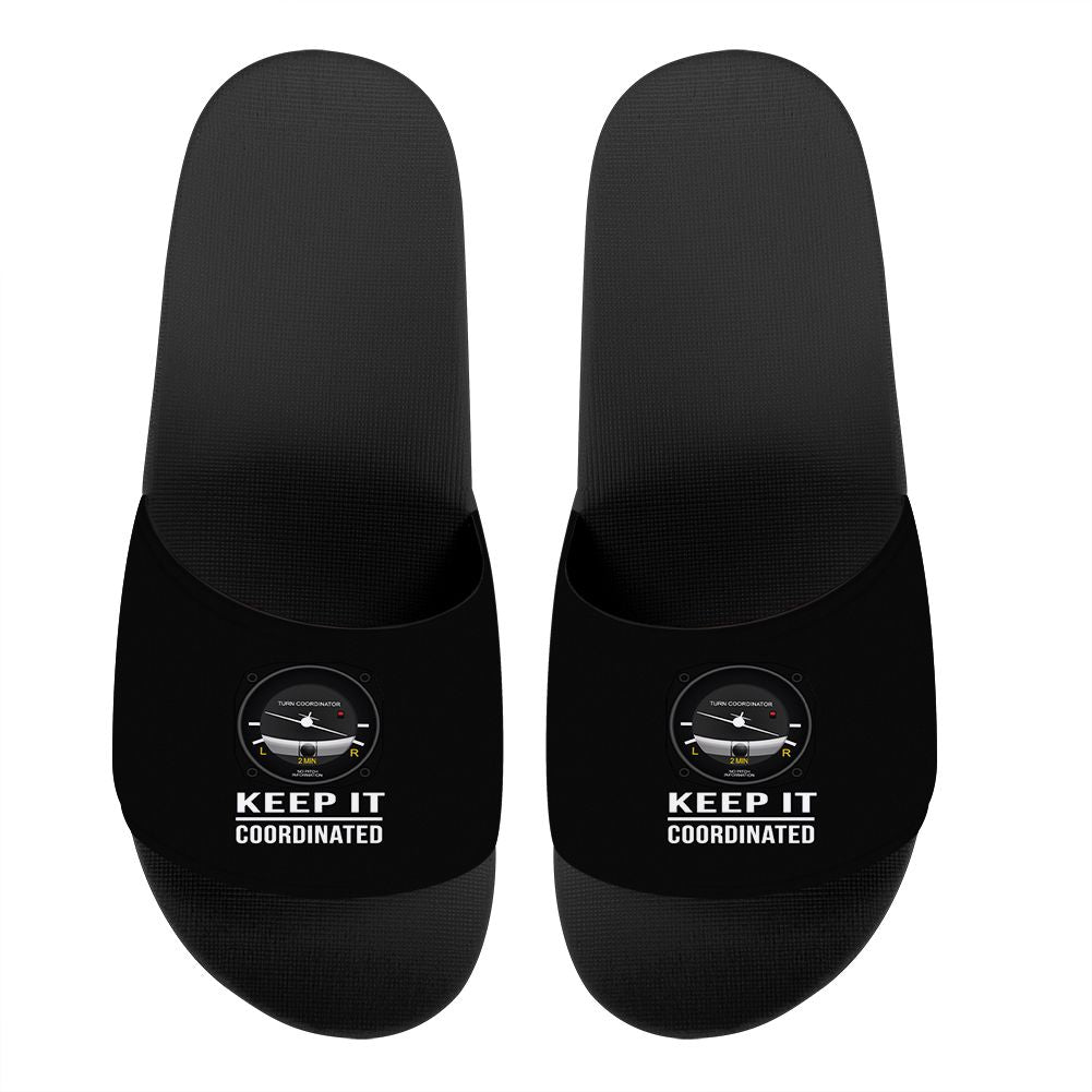Keep It Coordinated Designed Sport Slippers