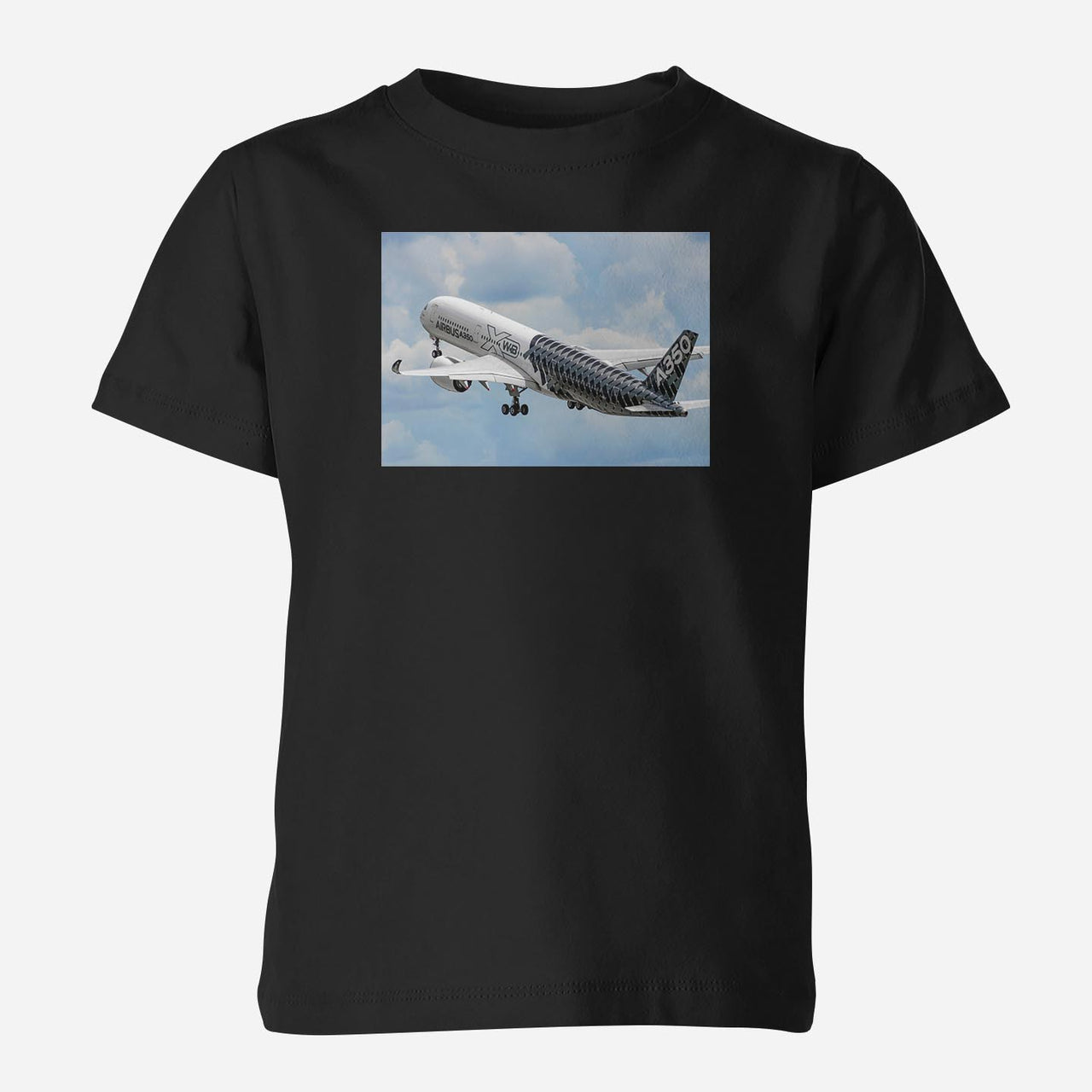 Departing Airbus A350 (Original Livery) Designed Children T-Shirts