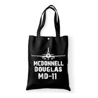 Thumbnail for McDonnell Douglas MD-11 & Plane Designed Tote Bags