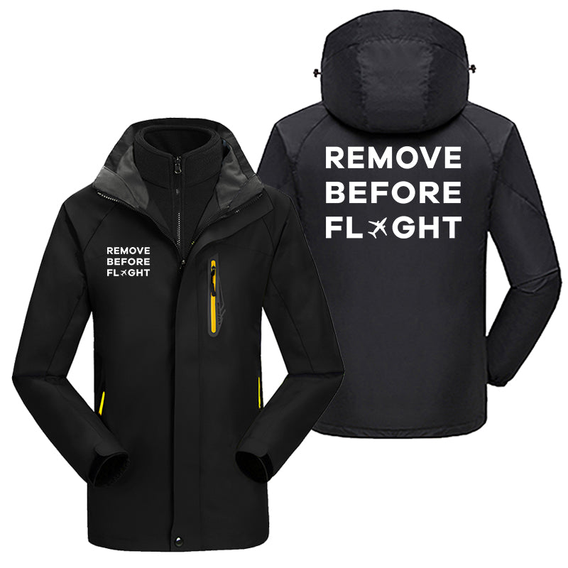 Remove Before Flight Designed Thick Skiing Jackets