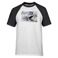 Thumbnail for US Air Force Show Fighter Jet 16 Designed Raglan T-Shirts