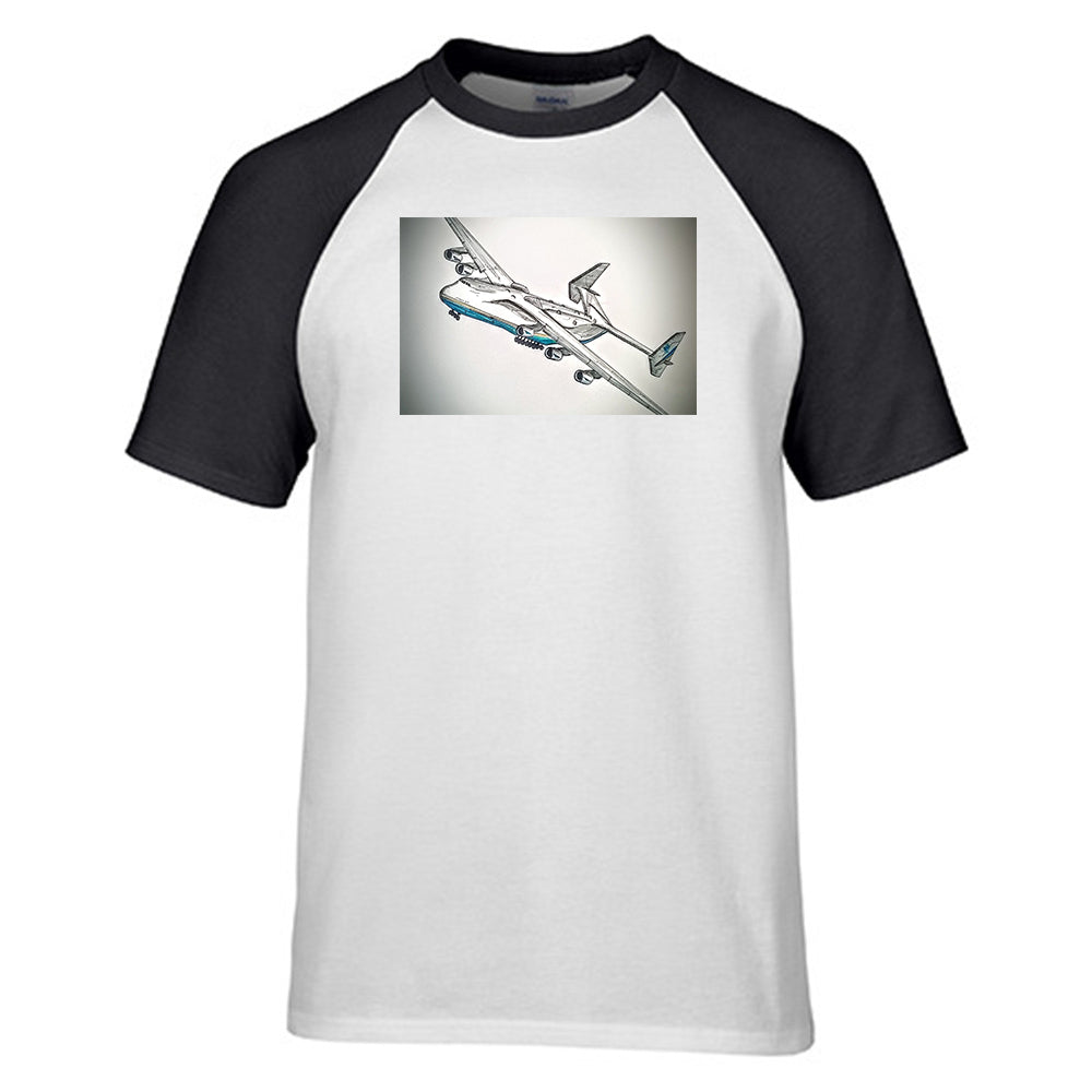 Antonov 225 (53) Designed Raglan T-Shirts