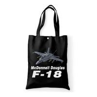 Thumbnail for The McDonnell Douglas F18 Designed Tote Bags