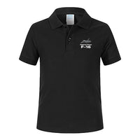 Thumbnail for The Fighting Falcon F16 Designed Children Polo T-Shirts