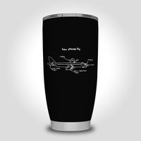 Thumbnail for How Planes Fly Designed Tumbler Travel Mugs