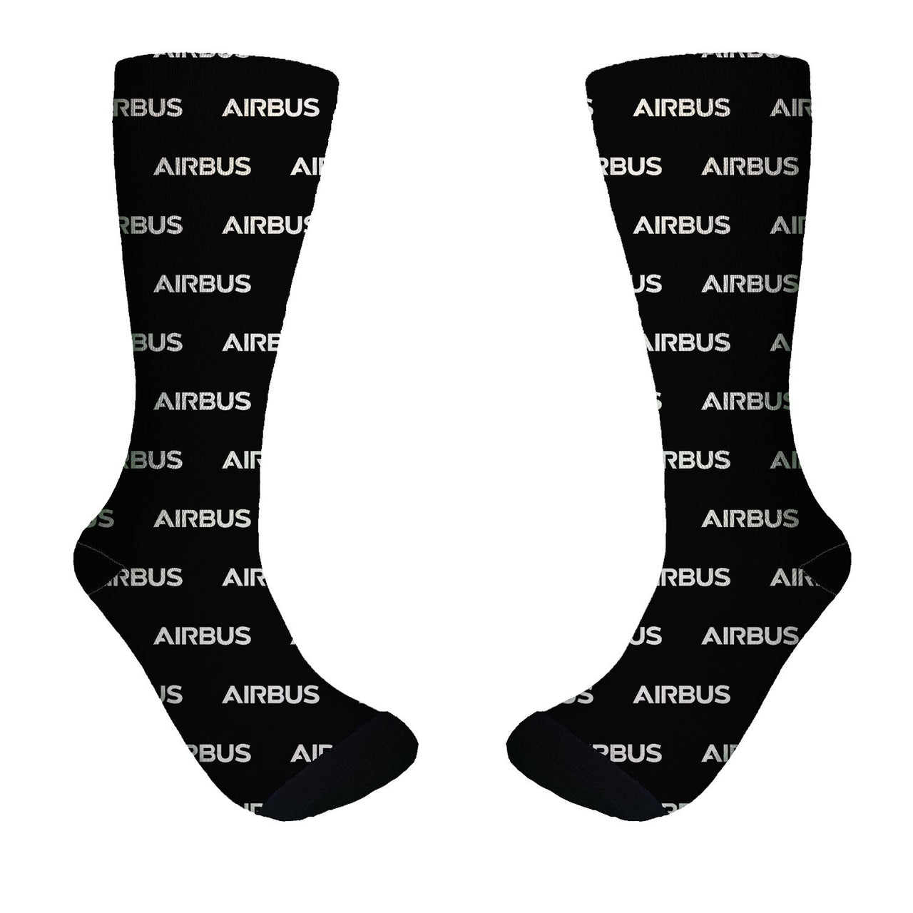 Airbus & Text Designed Socks