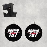 Thumbnail for Amazing Boeing 787 Designed Wooden Drop Earrings
