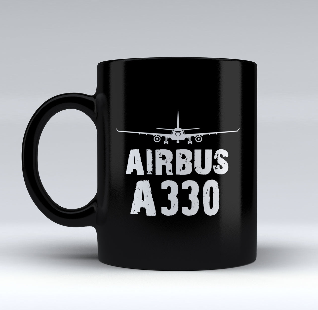 Airbus A330 & Plane Designed Black Mugs