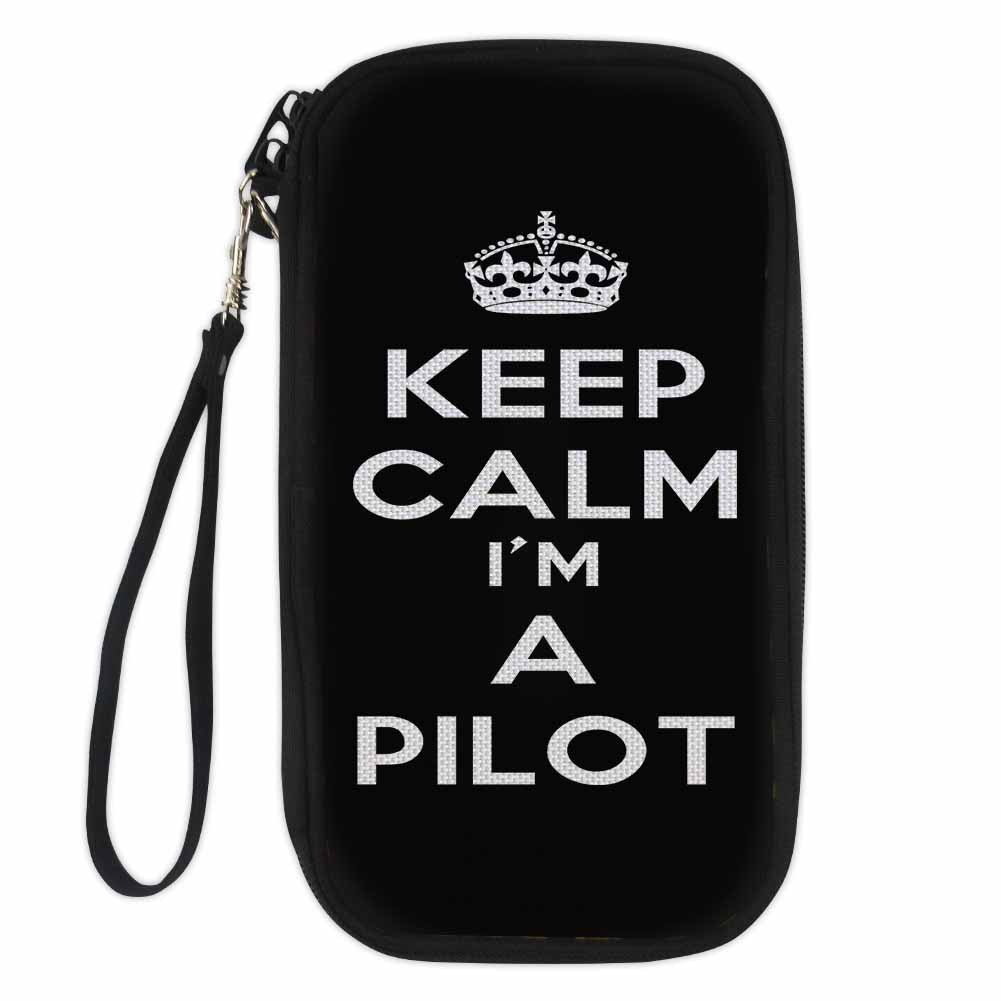 Keep Calm I'm a Pilot Designed Travel Cases & Wallets