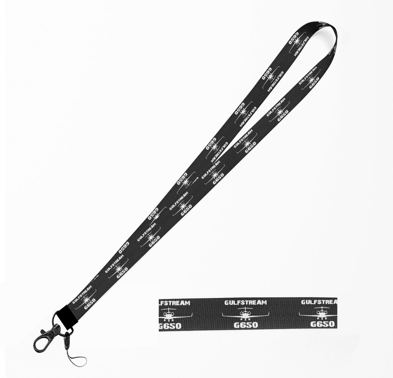 Gulfstream G650 & Plane Designed Lanyard & ID Holders