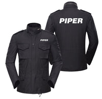 Thumbnail for Piper & Text Designed Military Coats