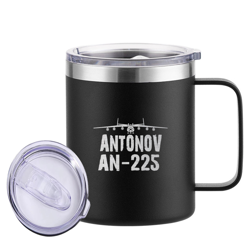 Antonov AN-225 & Plane Designed Stainless Steel Laser Engraved Mugs