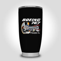 Thumbnail for Boeing 767 Engine (PW4000-94) Designed Tumbler Travel Mugs