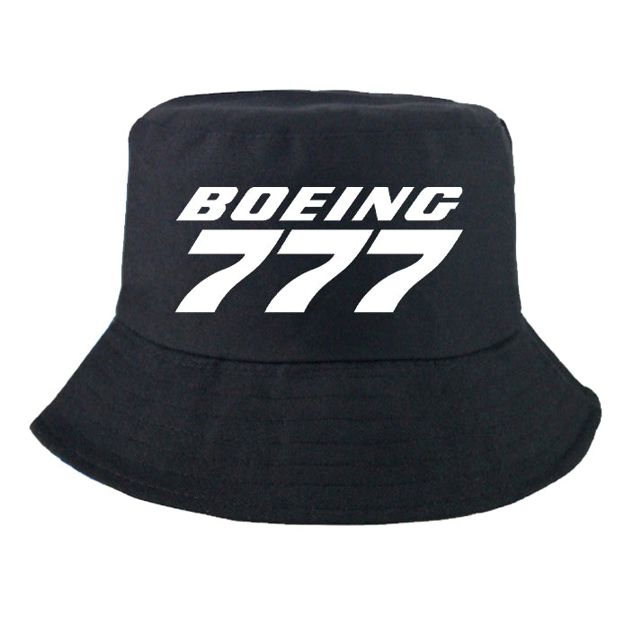 Boeing 777 & Text Designed Summer & Stylish Hats