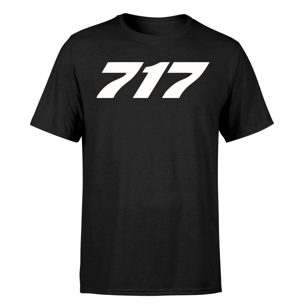 717 Flat Text Designed T-Shirts
