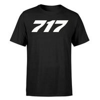 Thumbnail for 717 Flat Text Designed T-Shirts