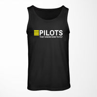Thumbnail for Pilots They Know How To Fly Designed Tank Tops